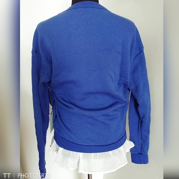 NWT Hye Park & Lune ruffle hem sweatshirt - Picture 4 of 9